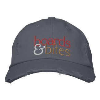 Casquette en détresse avec logo brodé