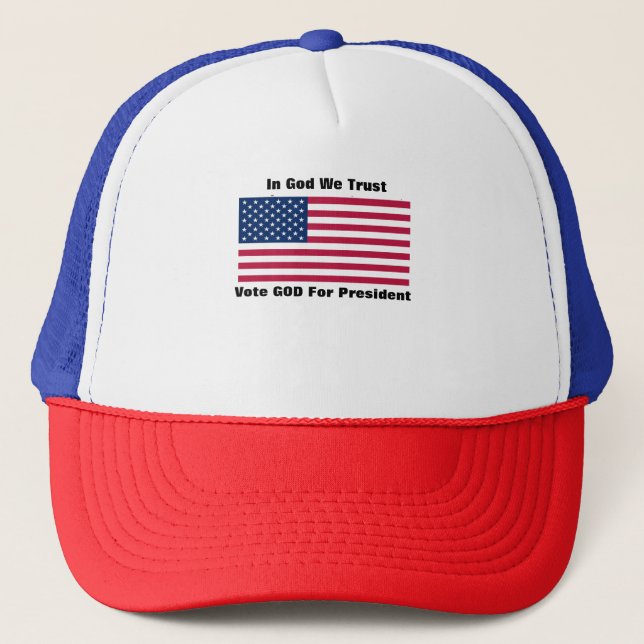 Casquette En Dieu, nous faisons confiance (Devant)