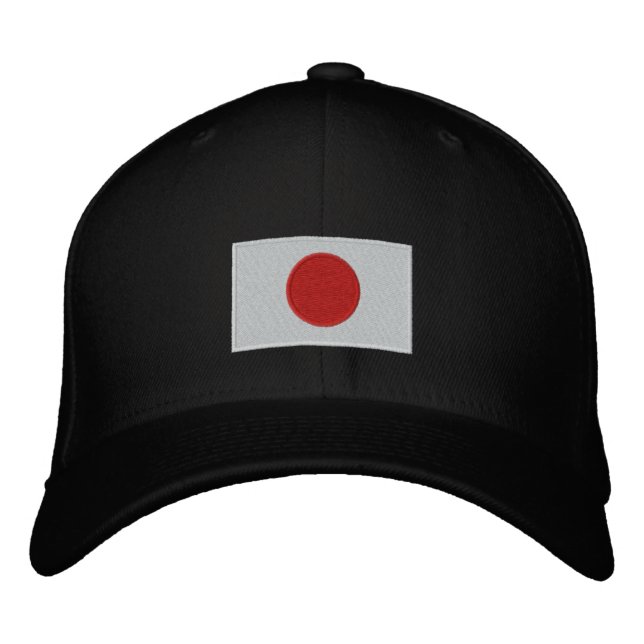 Casquette en laine flexible brodée (Devant)