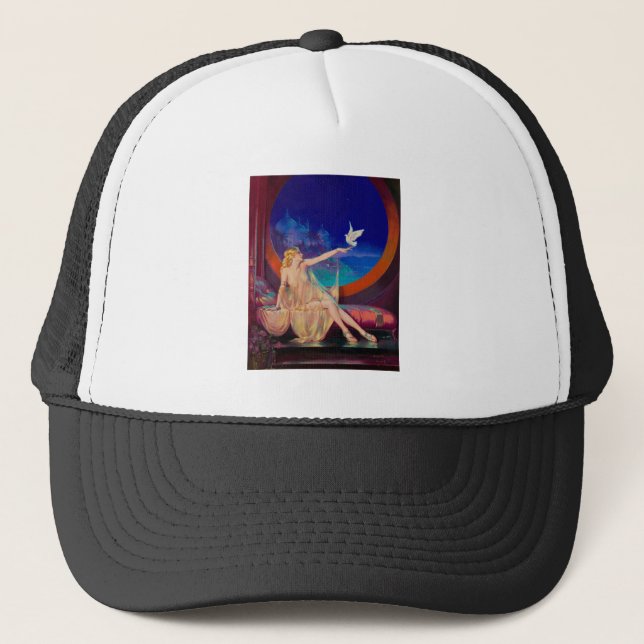 Casquette Enchantement d'Arabian Concubine Pinup Girl (Devant)