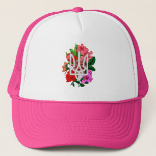 Casquette Encore botanique et trident ukrainien tryzub