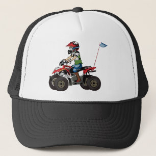 Casquette Enfant rouge et noir d'ATV