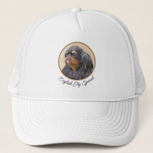 Casquette English Toy Spaniel Peinture Animal Art original