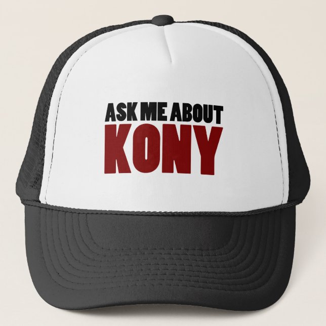 Casquette Enquérez-vous de la question de Joseph Kony (Devant)