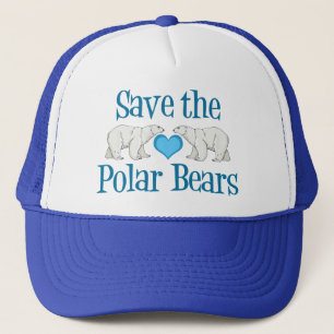 Casquette Enregistrer les ours polaires Bleu Bleu Bleu