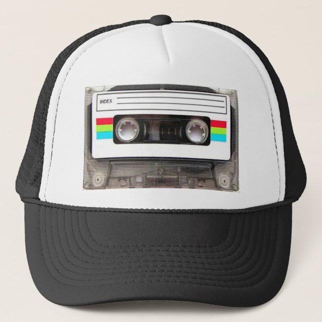 Casquette enregistreur à cassettes 80s (Devant)