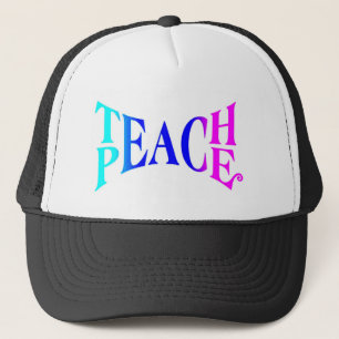 Casquette Enseignez la paix Good Vibes !