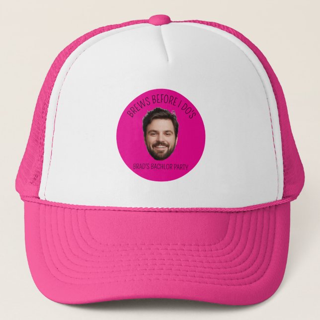 Casquette Enterrement de vie de garçon Boissons personnalisé (Devant)