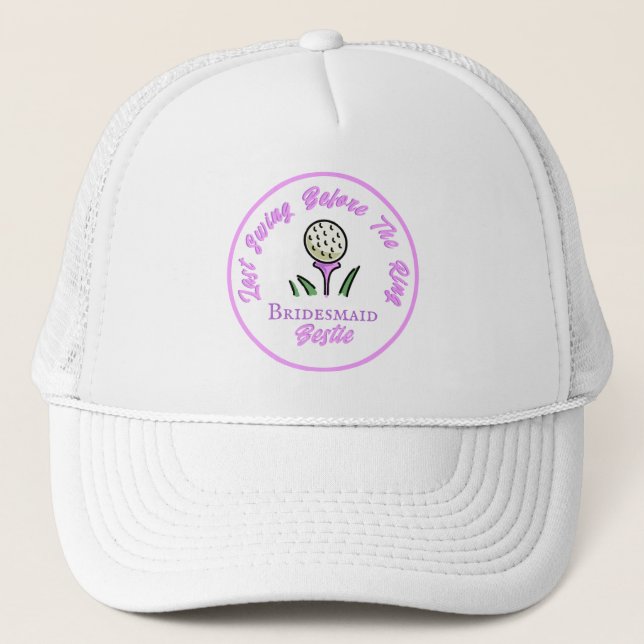 Casquette Enterrement de vie de jeune fille, Fête de mariage (Devant)