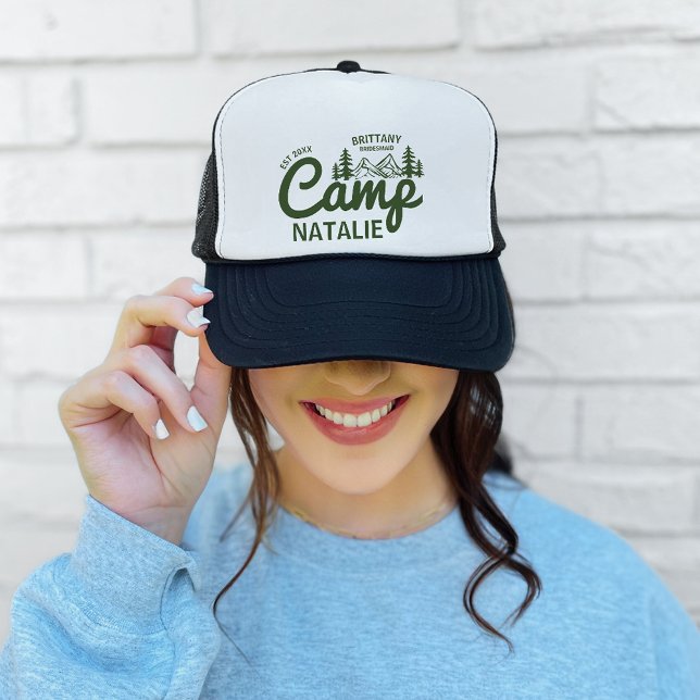 Casquette Enterrement de vie de jeune fille personnalisé Cam (Créateur téléchargé)