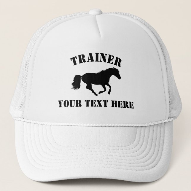 Casquette Entraîneur à cheval ou couteau (Devant)