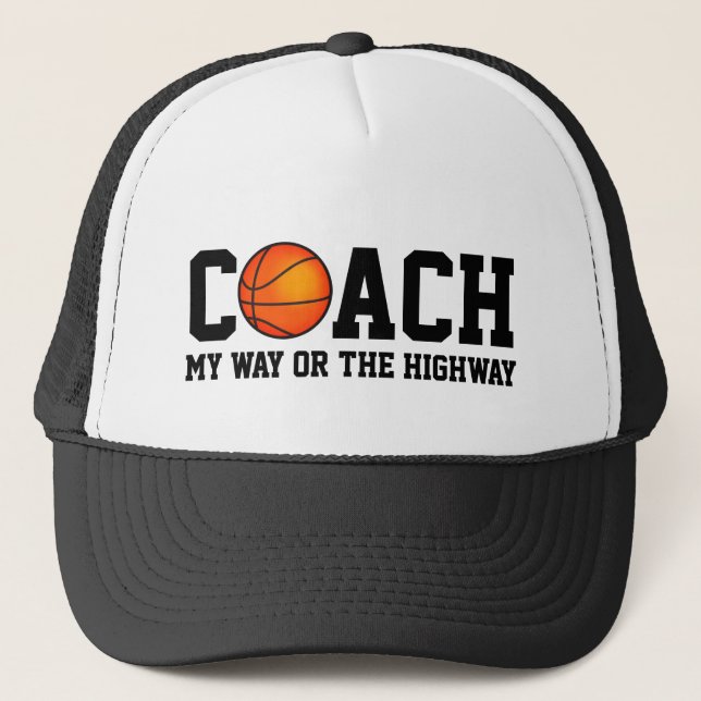 Casquette 🏀 entraîneur de basket-ball (Devant)