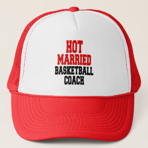 Casquette Entraîneur de basket-ball chaud marié