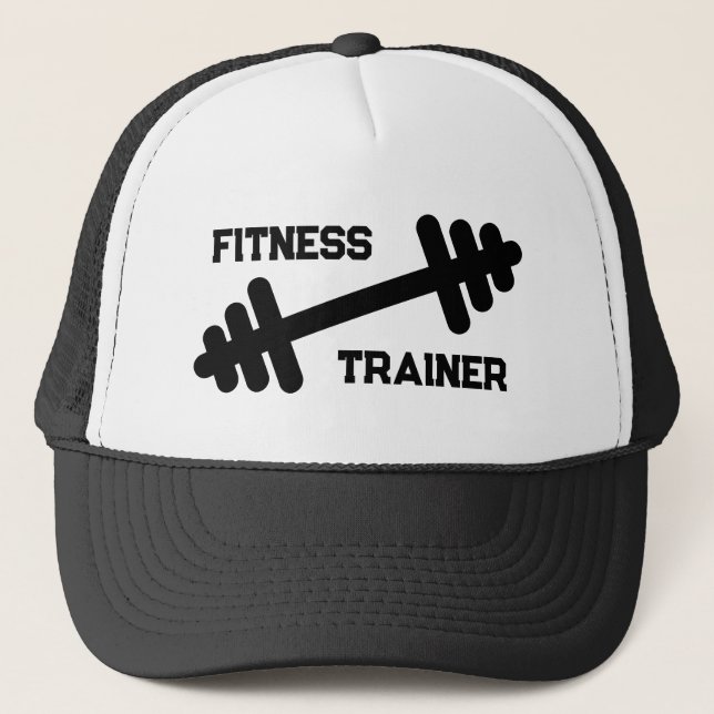 Casquette Entraîneur de fitness coach camionneur chapeau ave (Devant)