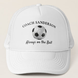Casquette Entraîneur de football 'Toujours sur la balle' Per