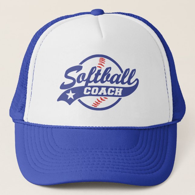 Casquette Entraîneur de softball (Devant)