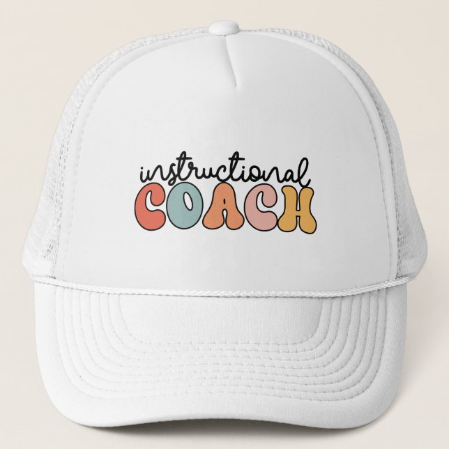 Casquette Entraîneur pédagogique Entraîneur éducatif Retro (Devant)