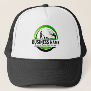 Casquette Entretien de pelouse vert foncé professionnel