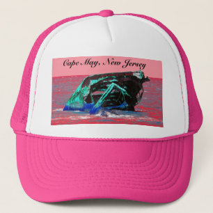 Casquette Épave Abstraite rose