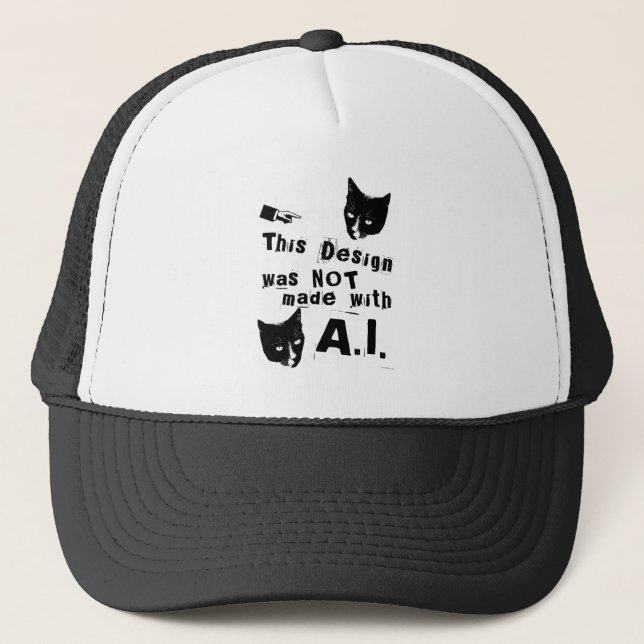 Casquette Epic Cool Anti-Intelligence Artificielle Design (Devant)
