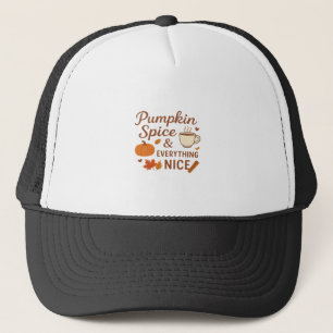 Casquette Épices citrouilles Et Tout Joli Design Automne