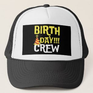 Casquette Équipage du jour de l'anniversaire