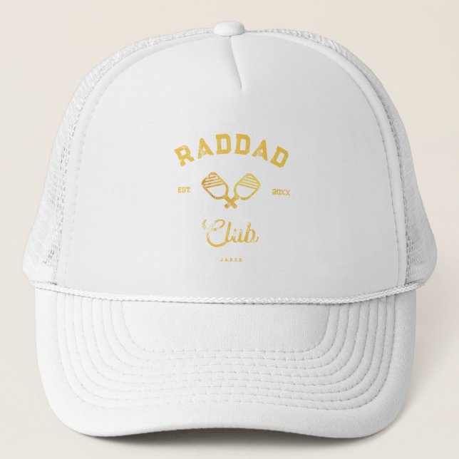 Casquette Équipe cool de Fête des pères de Pickleball RAD DA (Devant)