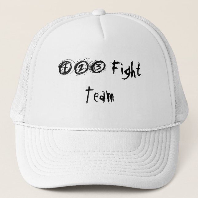 Casquette Équipe de 423 combats (Devant)