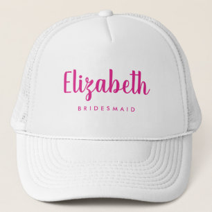 Casquette Équipe de Bachelorette féminine rose vif