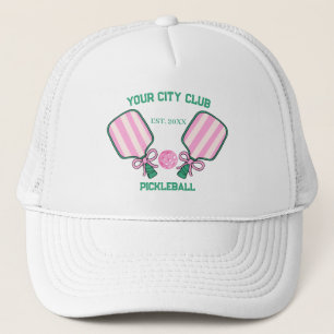 Casquette Équipe de club de pickleball Joueur personnalisé C