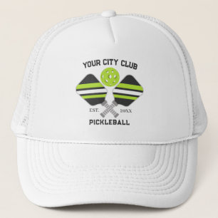 Casquette Équipe de club de pickleball Joueur personnalisé C
