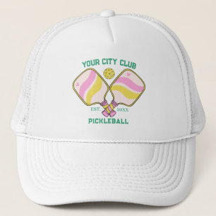Casquette Équipe de club de pickleball Joueur personnalisé C