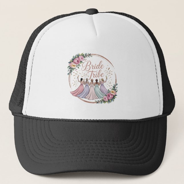 Casquette Équipe de la Mariée Nom Personnalisé Enterrement d (Devant)