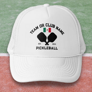 Casquette Équipe de pickleball Club Mexique Drapeau mexicain
