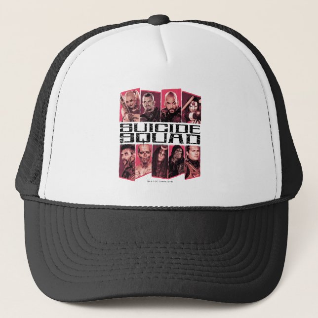 Casquette Équipe de suicide | Emblème du groupe X de la Task (Devant)
