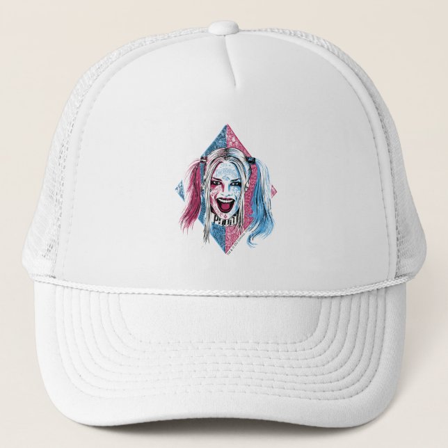 Casquette Équipe de suicide | Harley Laugh (Devant)