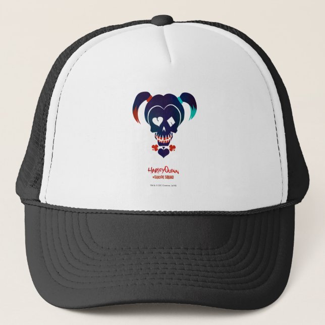 Casquette Équipe de suicide | Harley Quinn Head Icon (Devant)