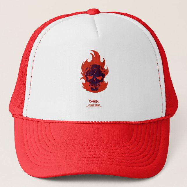 Casquette Équipe de suicide | Icône Diablo Head (Devant)