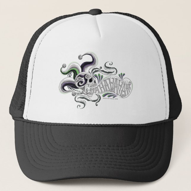 Casquette Équipe de suicide | Joker Skull - Haha (Devant)