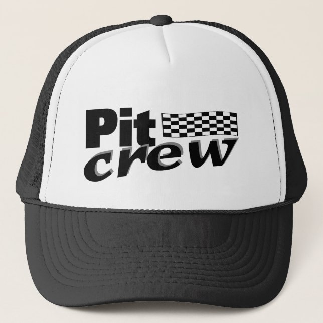Casquette Équipe du stand de ravitaillement (emballant le (Devant)