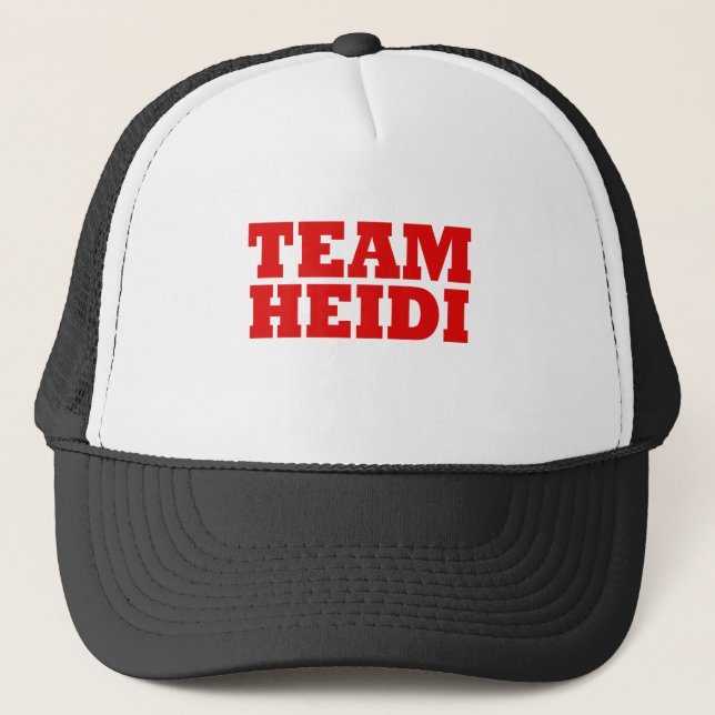 Casquette Équipe Heidi (Devant)