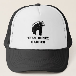 Casquette Équipe Honey Badger Texte noir