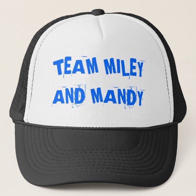 CASQUETTE ÉQUIPE MILEY ET MANDY (Devant)