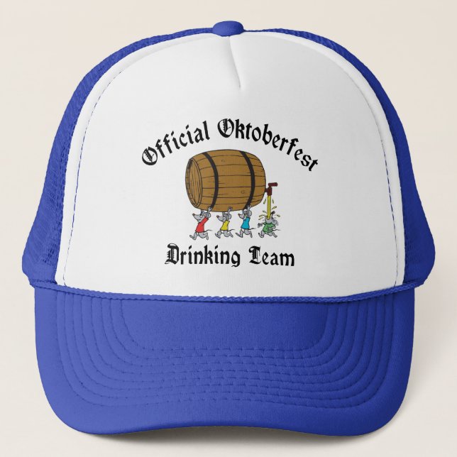 Casquette Équipe potable officielle d'Oktoberfest (Devant)