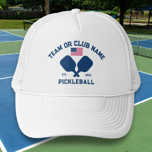 Casquette Équipe USA Club de Pickleball Drapeau Américain Pe