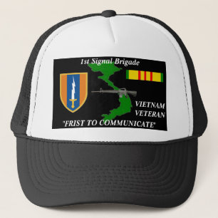 Casquette ęr Brigade " ?ère de signal pour communiquer" de