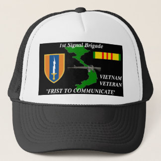 Casquette ęr Brigade " ?ère de signal pour communiquer" des