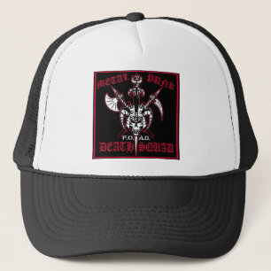 CASQUETTE ESCADRON DE LA MORT DE PUNK EN MÉTAL