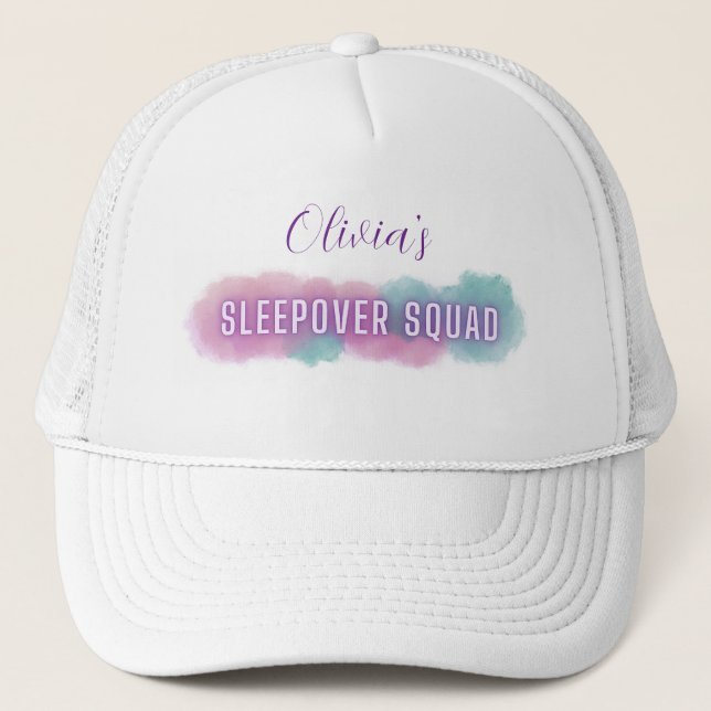Casquette "Escouade de couchette" personnalisée | Couleurs p (Devant)