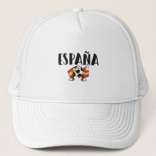 Casquette Espagne Football Fan Shirt Drapeau